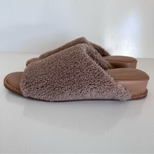 Aerosole Yorketown Faux Shearling Sandal